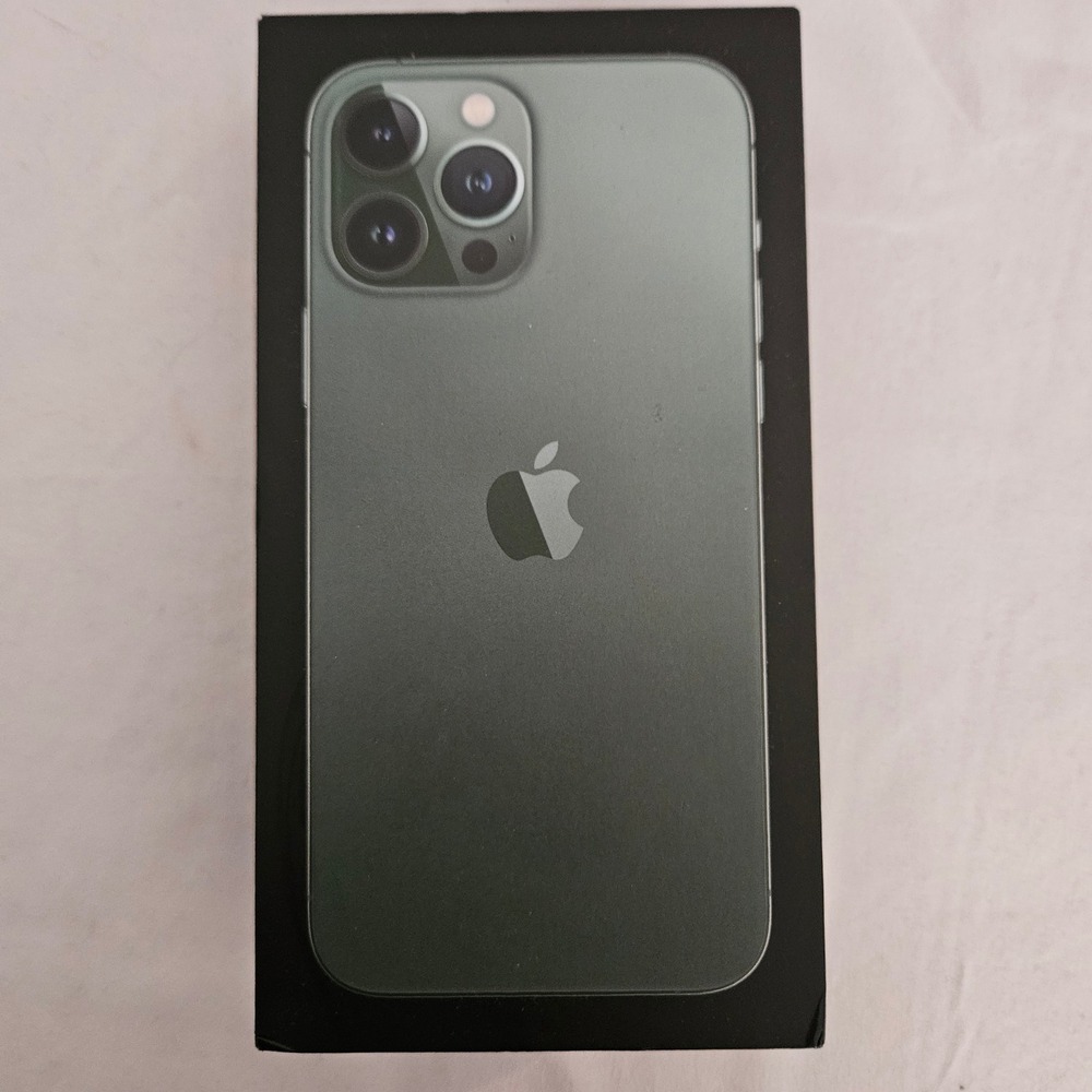 Apple iPhone 13 Pro Max Empty Retail Box, Sierra Green - Display Case